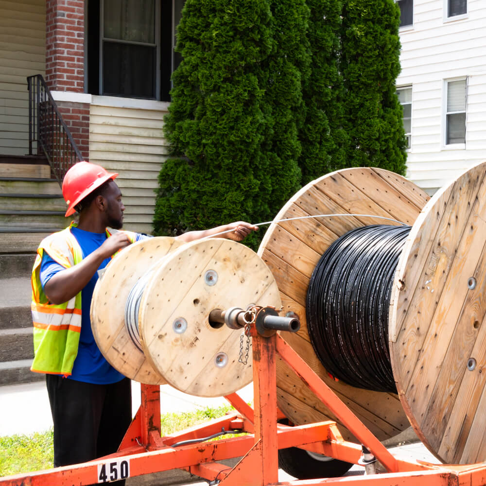 Directional drilling, trenching and fiber placement